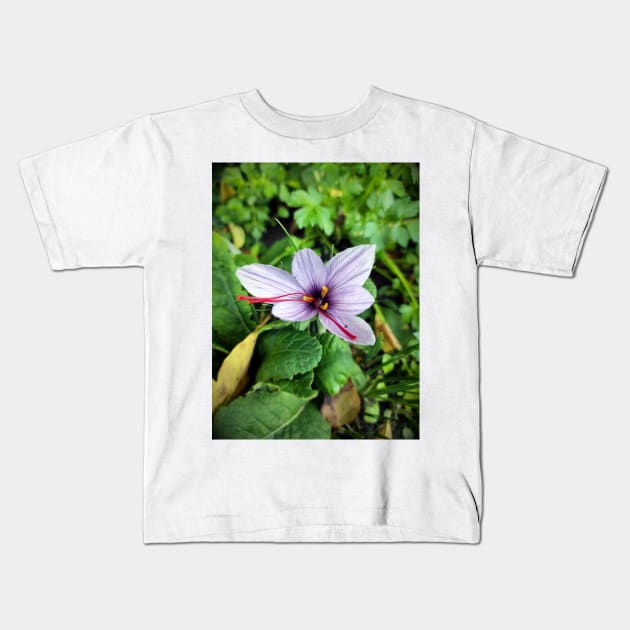 Saffron Blossom Kids T-Shirt by Gourmetkater